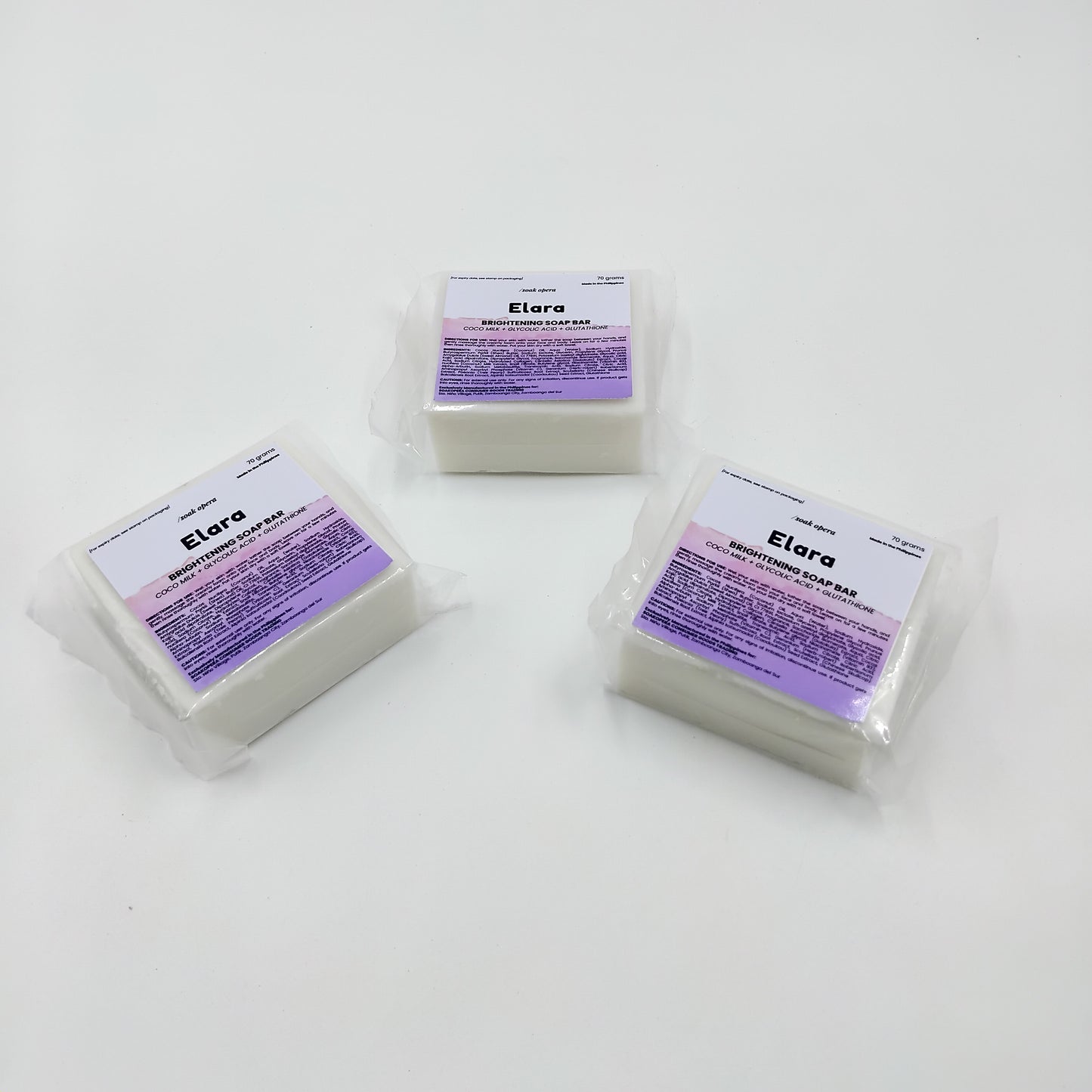 Elara Brightening Soap Bar (whitens dark areas)