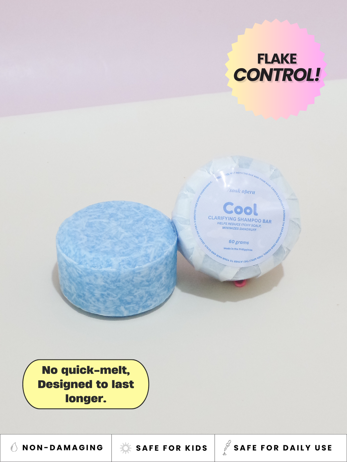 Cool Anti-dandruff Shampoo Bar (for dandruff /itchy scalp)