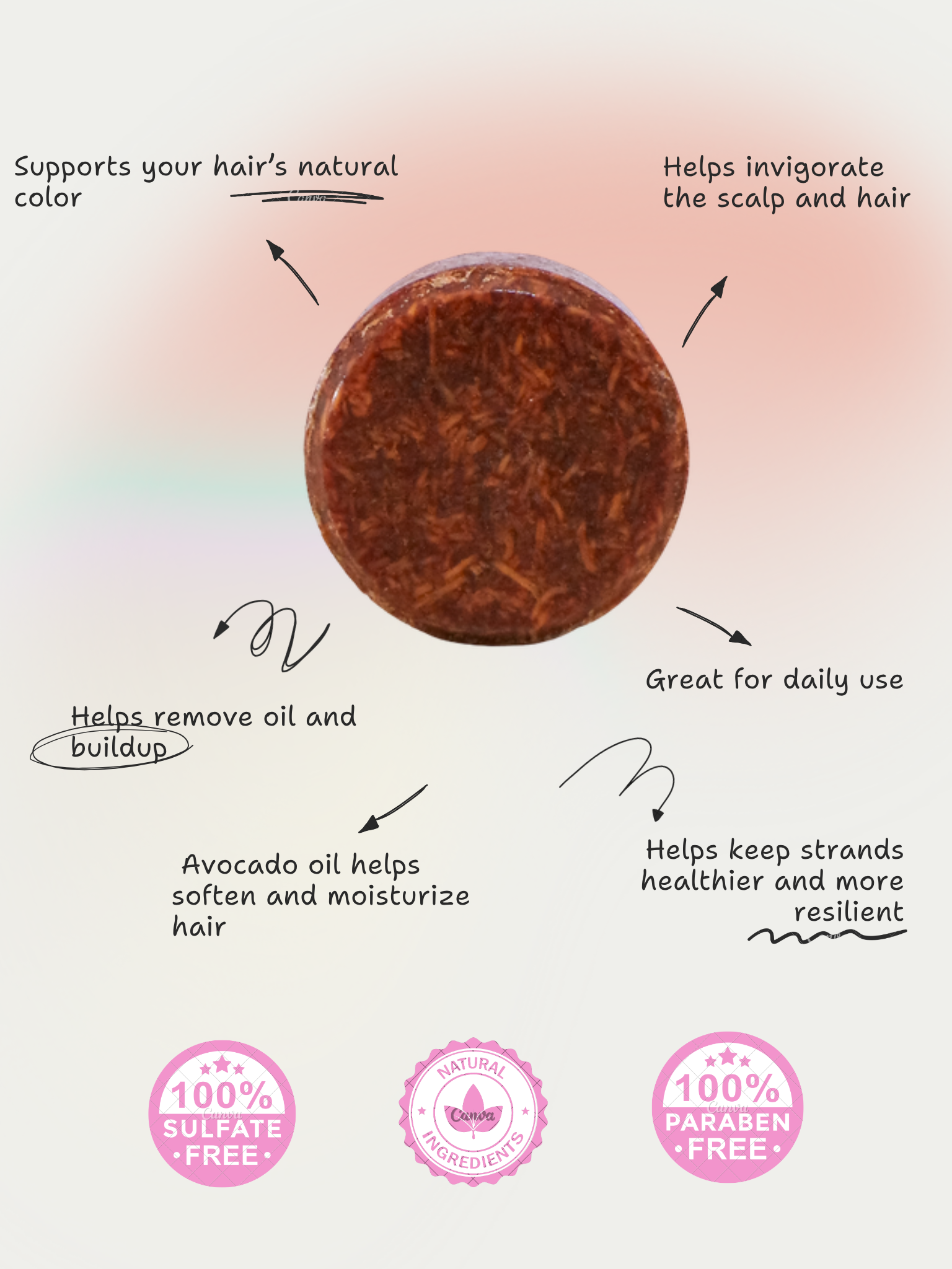 Bliss Hair Vitality Shampoo Bar (for aging/graying hair)