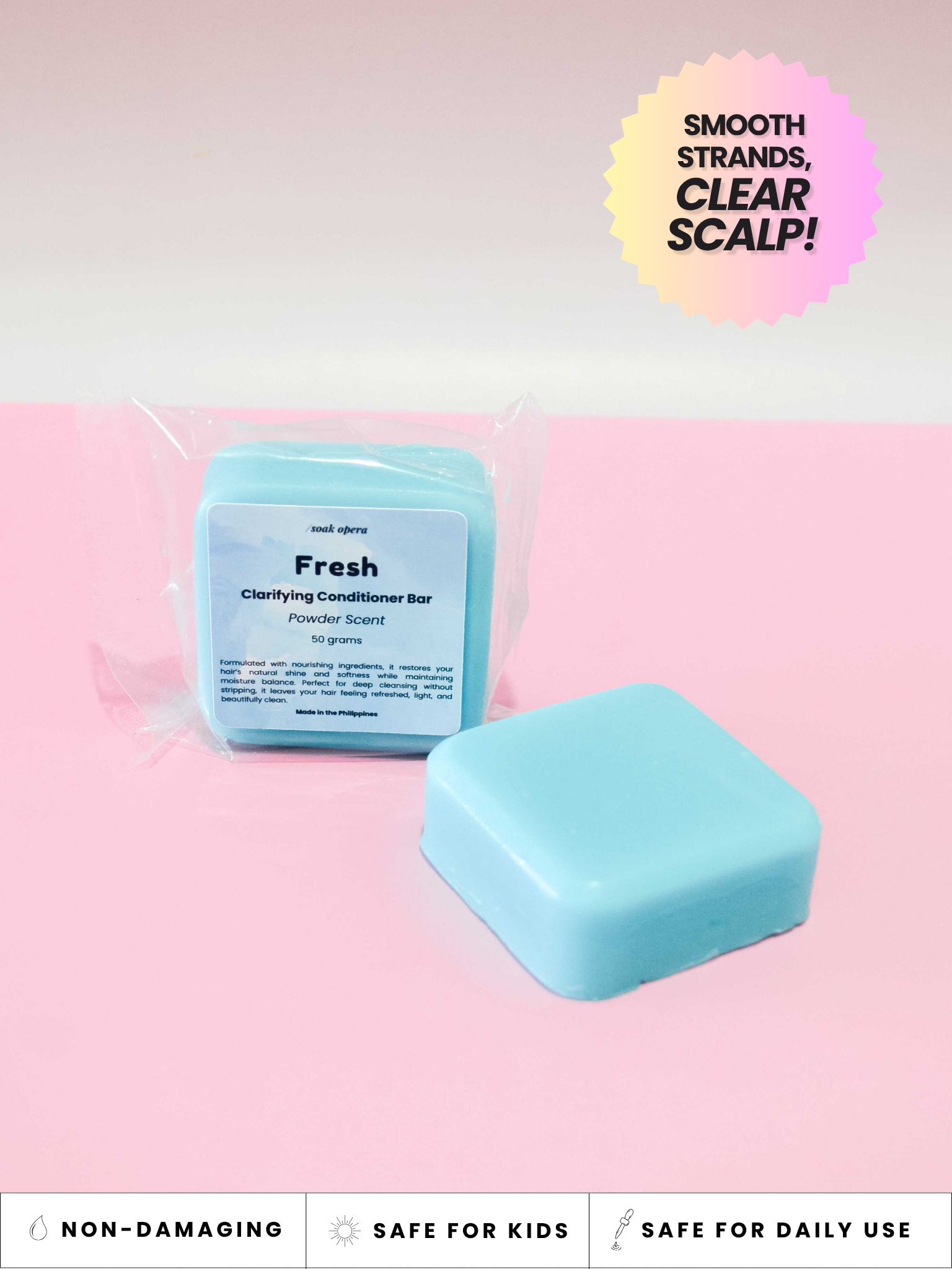 Fresh Clarifying Conditioner Bar (for dandruff/itchy scalp)