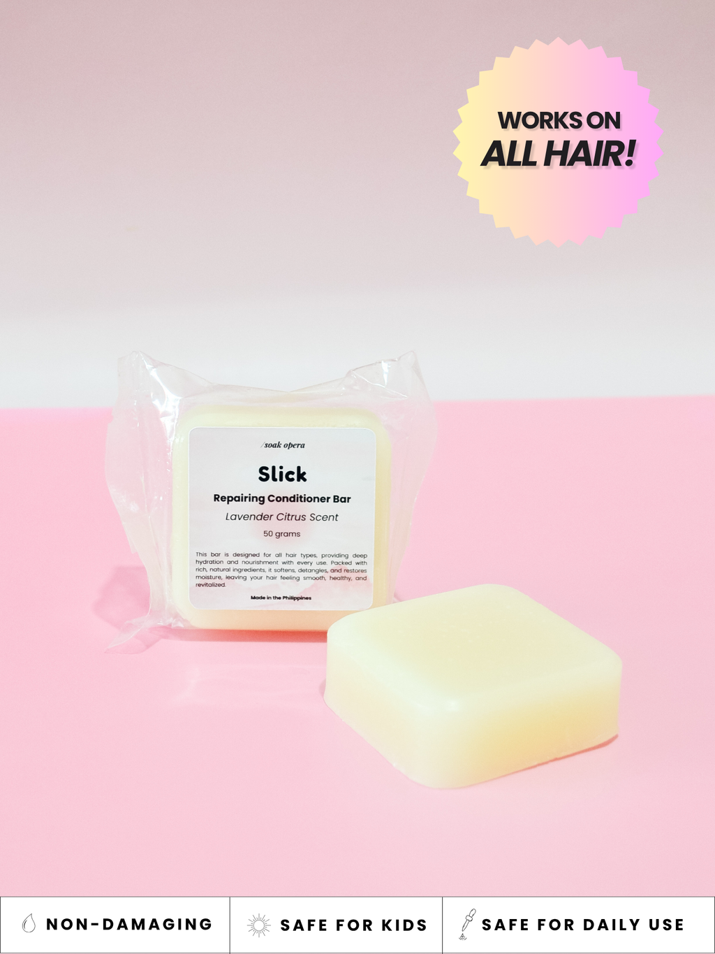 Slick Repairing Conditioner Bar (for any hair type)
