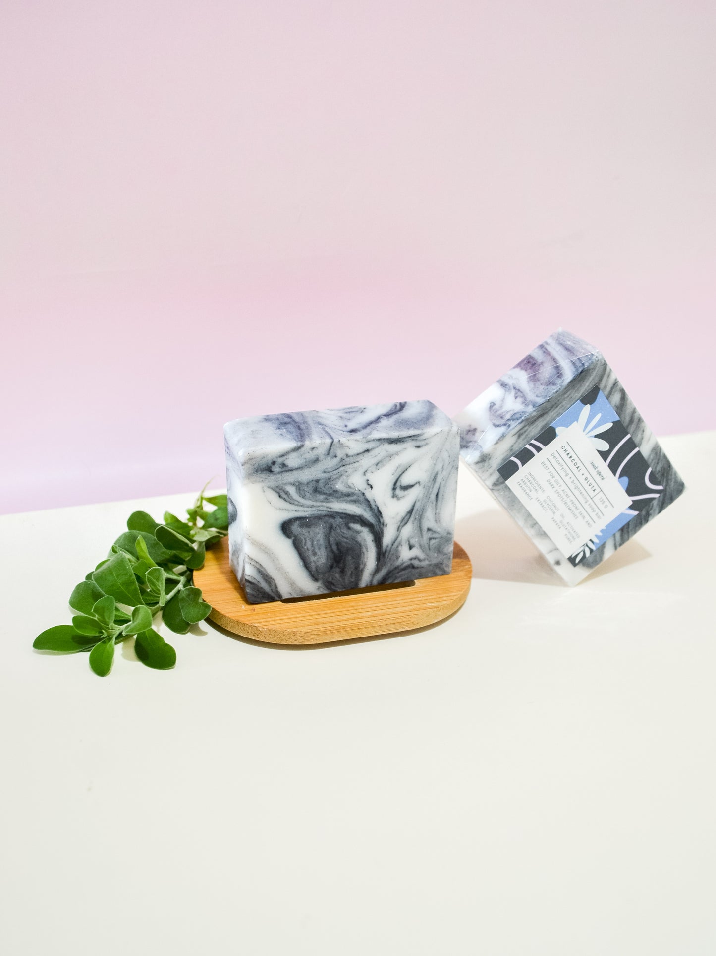 Charcoal + Gluta Soap Bar [Detoxify+Brighten]