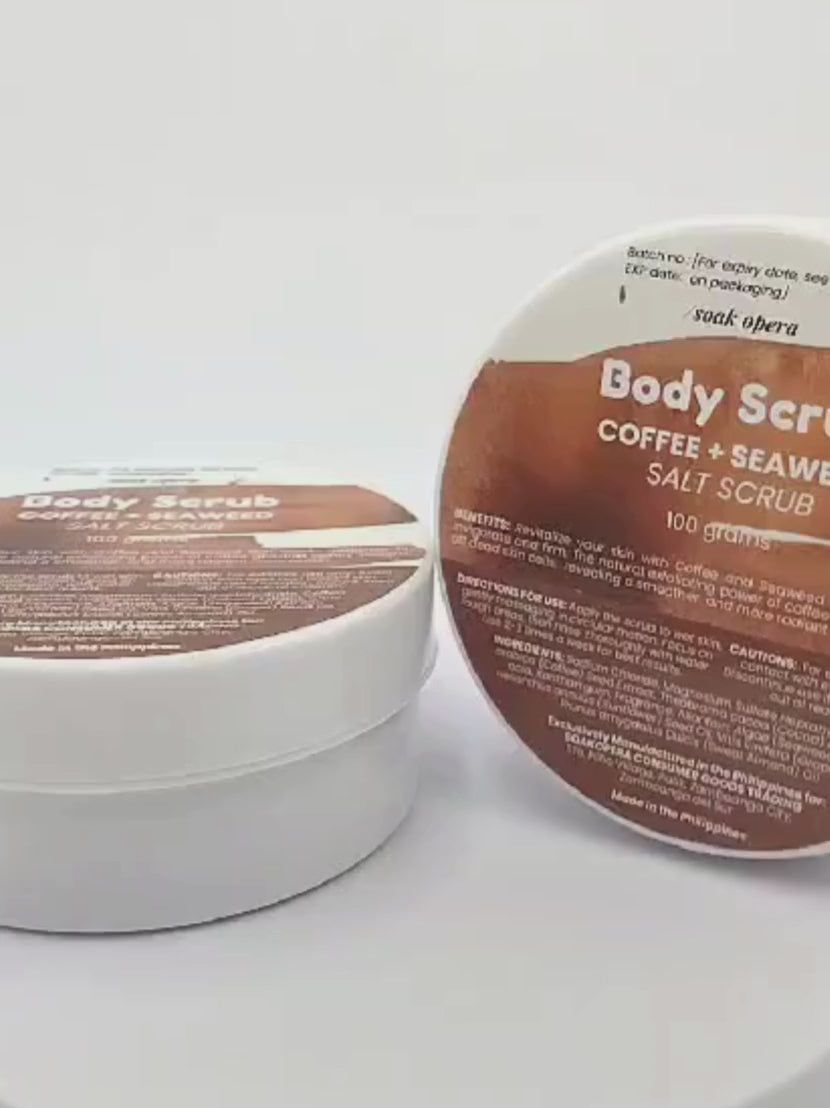 Coffee+Seaweed Body Scrub (For smoother, brighter skin)