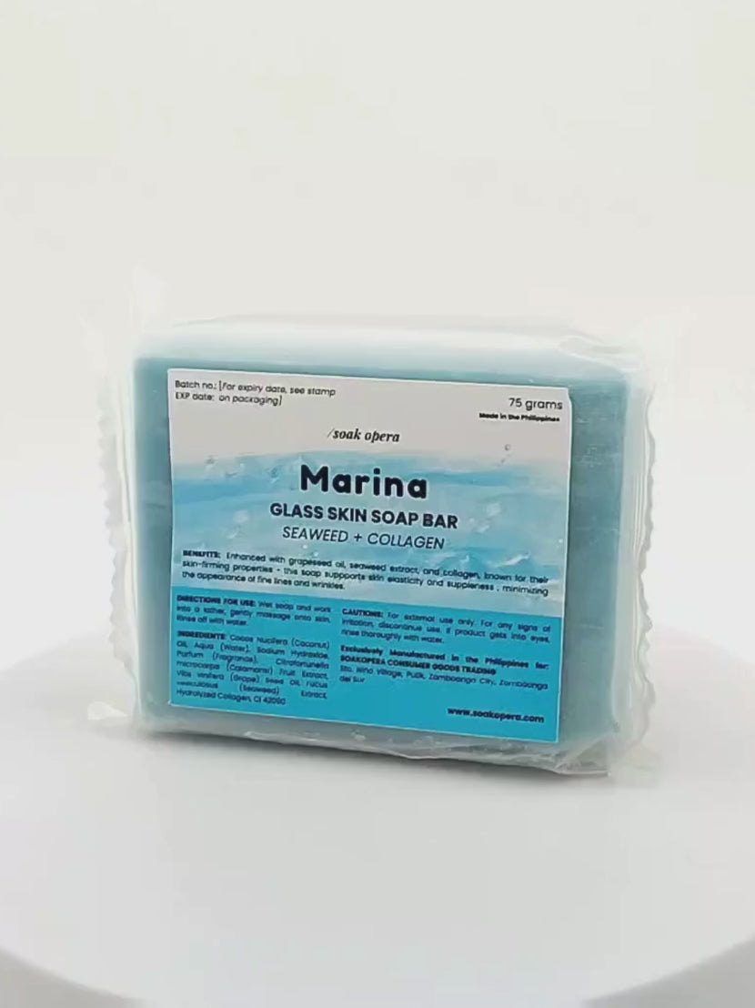 Marina Glass Skin Soap Bar (For firm & supple skin)